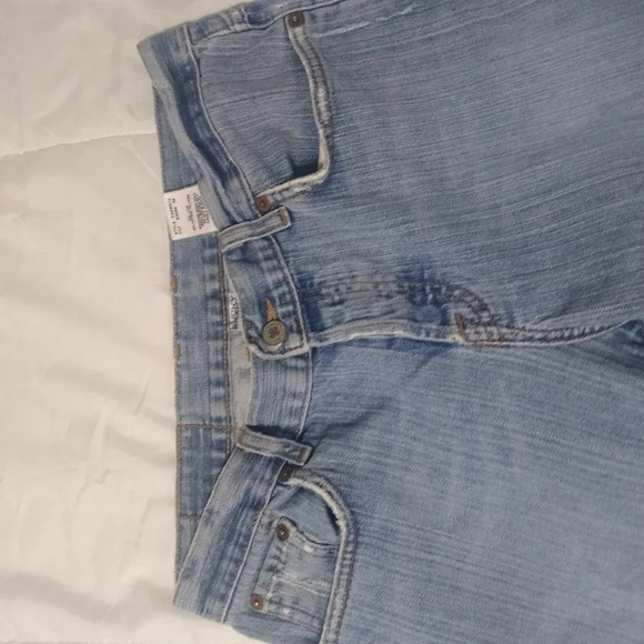LUCKY BRAND BUTTON FLY BLUE RIDER CROP DENIM JEANS 6/28 - Picture 10 of 10